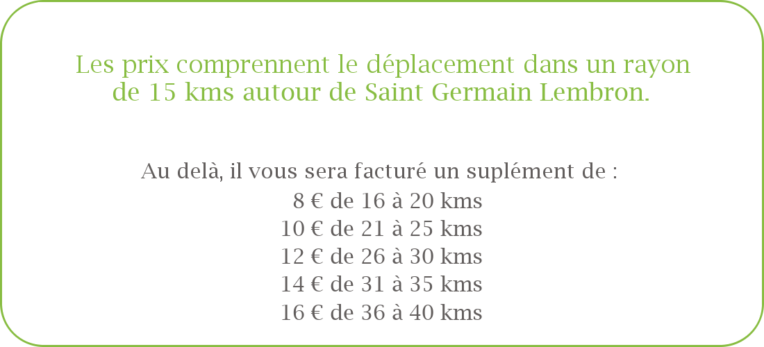 Frais de deplacement